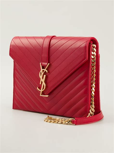 ysl red sac|saint laurent crossbody shoulder bags.